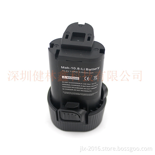 10.8V 1500mAh Li-ion Replacement Battery for Makita BL1013 DF030D